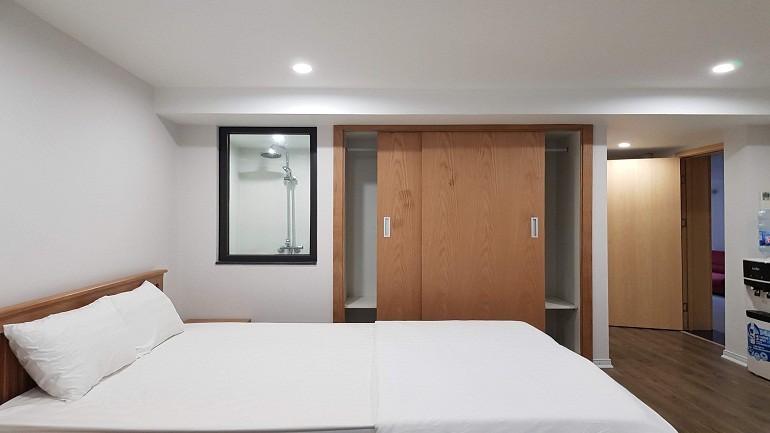 Cho thuê căn hộ dịch vụ tại Tô Ngọc Vân, Tây Hồ, 40m2, 1PN, đầy đủ nội thất đẹp hiện đại 4