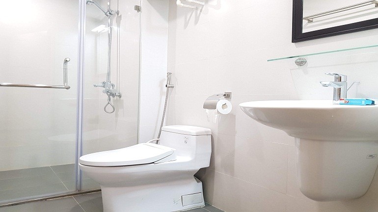Cho thuê căn hộ dịch vụ tại Tô Ngọc Vân, Tây Hồ, 40m2, 1PN, đầy đủ nội thất đẹp hiện đại 9