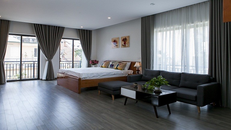 Cho thuê Căn hộ chung cư đường Nghi Tàm, Phường Yên Phụ, Diện tích 50m², Giá 8 Triệu/tháng