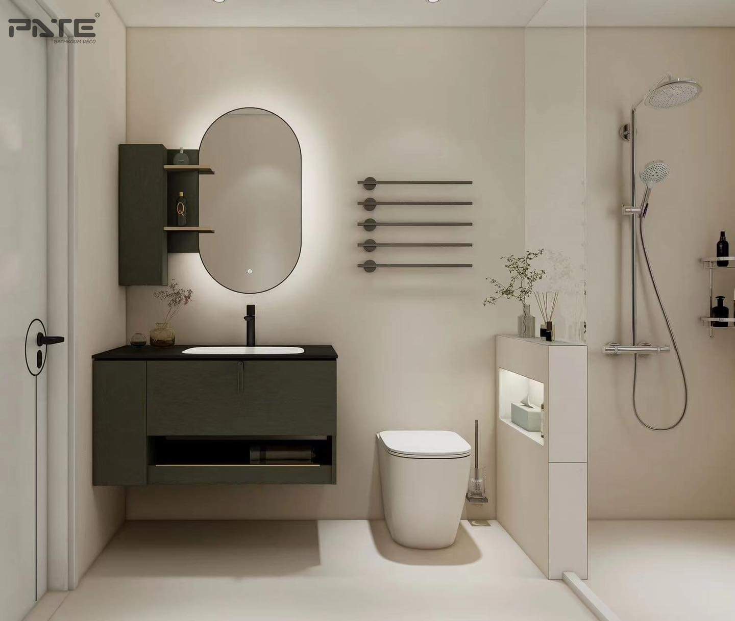 Cho thuê Nhà căn góc, mới, thang máy,vỉa hè, 113m2- 4T, Trần Nhân Tông_46 Tr 3