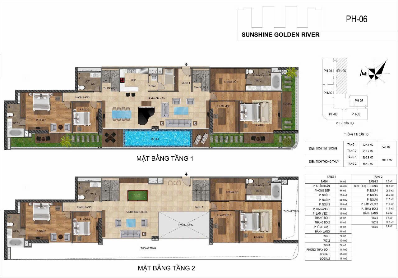 Bán căn Penthouses 6PN ban công trải dài view Hồ Tây, Sông Hồng - Ciputra - Tây Hồ 4