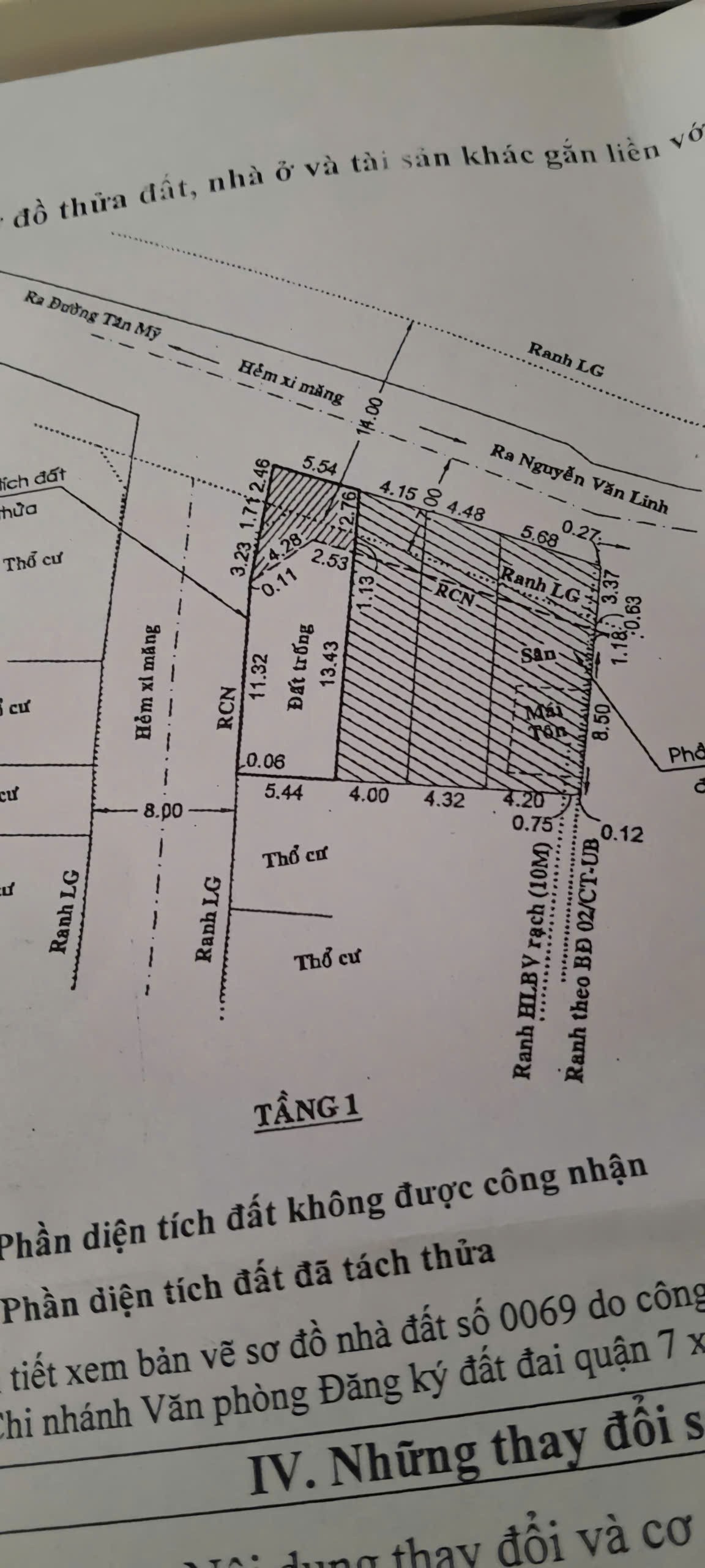 Đất 5,5x18m góc 2 mặt tiền đối diện hồ Tân Mỹ Phường Tân Thuận Tây Q7