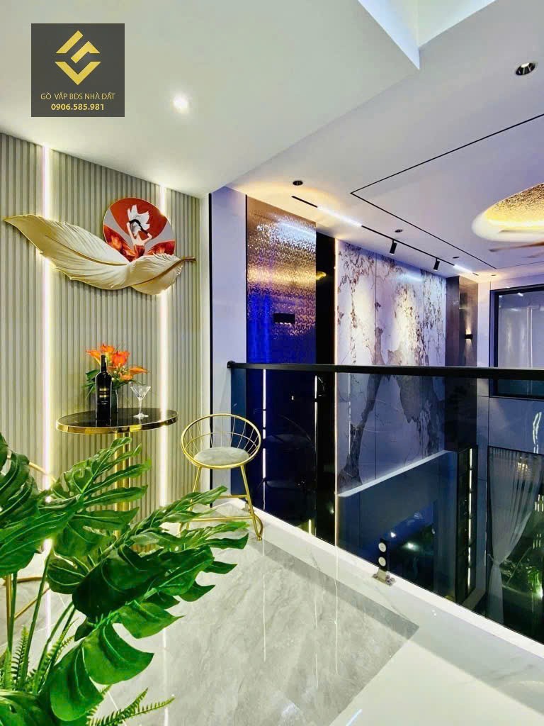 Nhà đẹp Lê văn thọ gò vấp, hẻm thẳng 1 trục xe hơi quay đầu, 5 tầng, full nt xịn xò