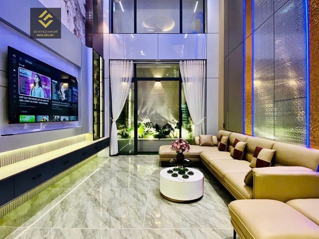 Nhà đẹp Lê văn thọ gò vấp, hẻm thẳng 1 trục xe hơi quay đầu, 5 tầng, full nt xịn xò 6