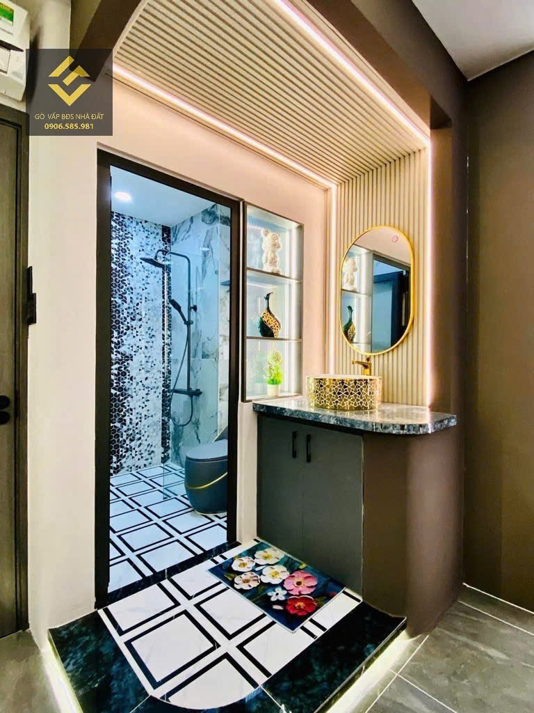Nhà đẹp Lê văn thọ gò vấp, hẻm thẳng 1 trục xe hơi quay đầu, 5 tầng, full nt xịn xò 8