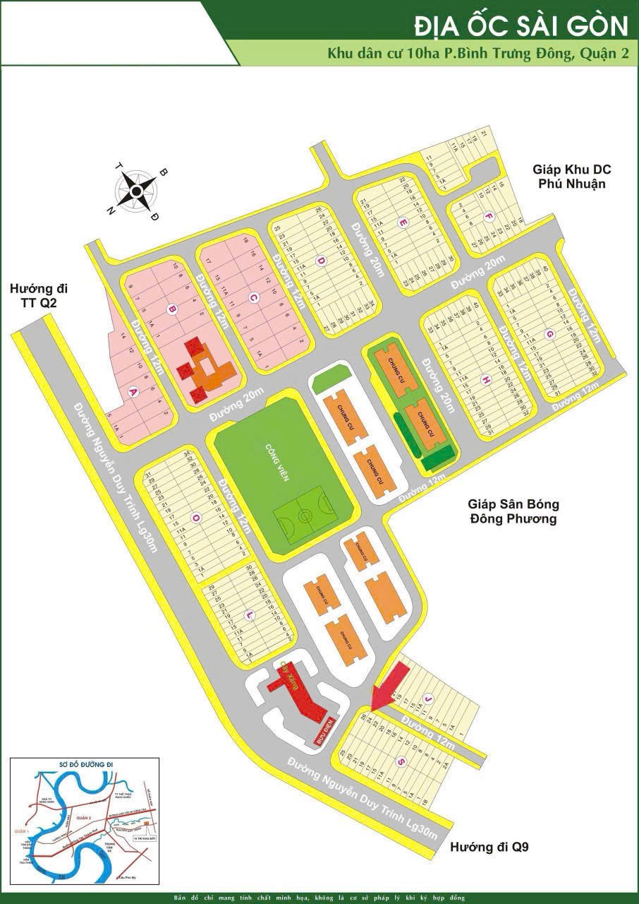 Cần bán Đất Phường Bình Trưng Tây, Quận 2, Diện tích 100m², Giá 10.5 Tỷ