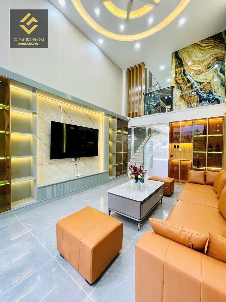Siêu phẩm 6 tầng, mới 100% diện tích chuẩn 4x20m, nguyễn văn khối, gò vấp, hxh 15