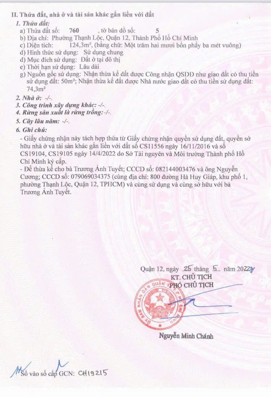 BÁN CẶP ĐẤT MẶT TIỀN HÀ HUY GIÁP THẠNH LỘC, Q12 – FULL THỔ CƯ – GIÁ CỰC TỐT 4