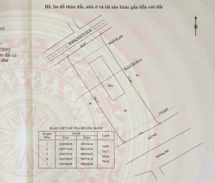 1900m2 đất mặt tiền đường Bàu Lách, xã Phạm Văn Cội giá 5,8 tỷ 2