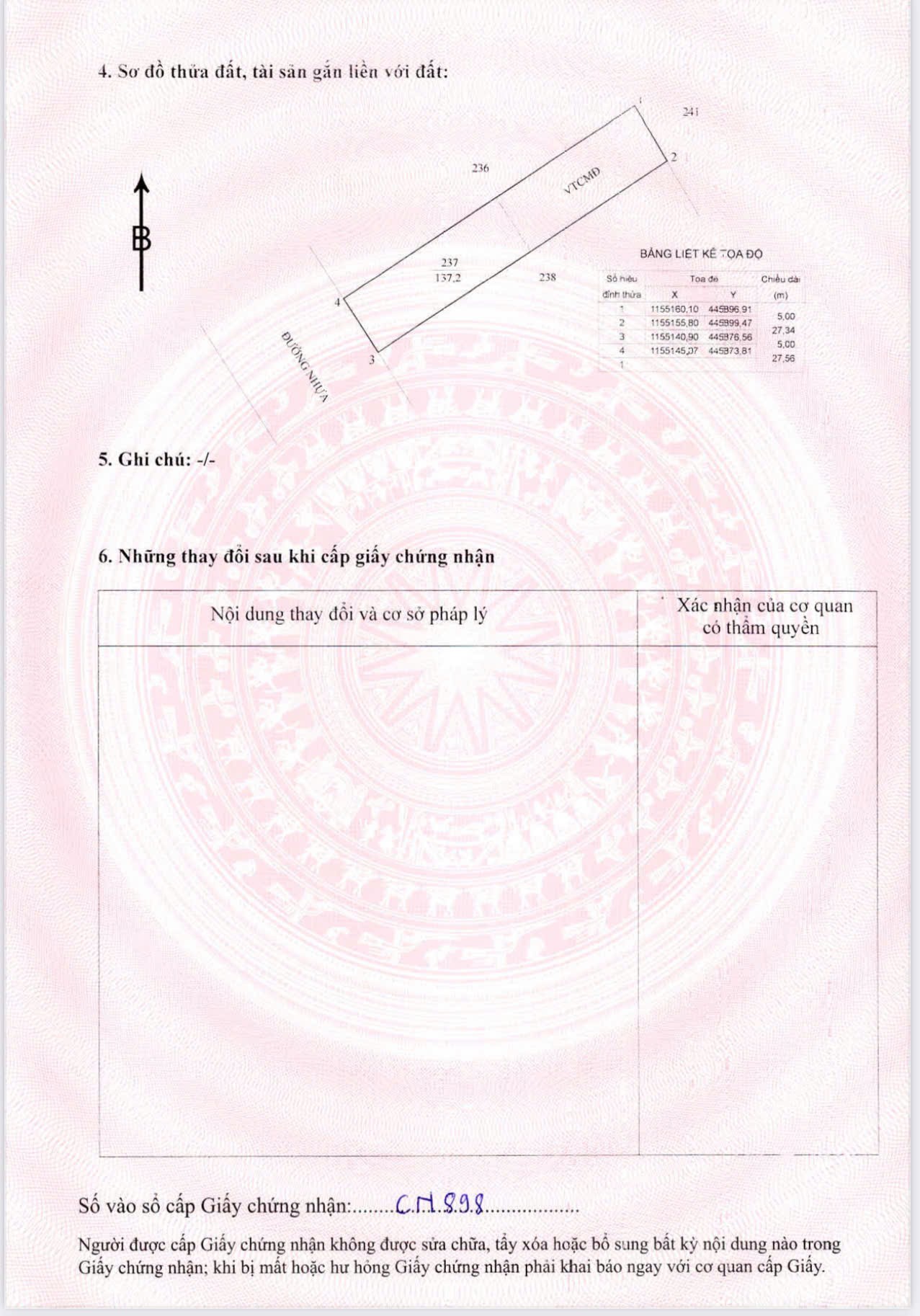 Cần bán Đất đường Tỉnh lộ 44, Thị trấn Phước Hải, Diện tích 137m², Giá Thương lượng 2