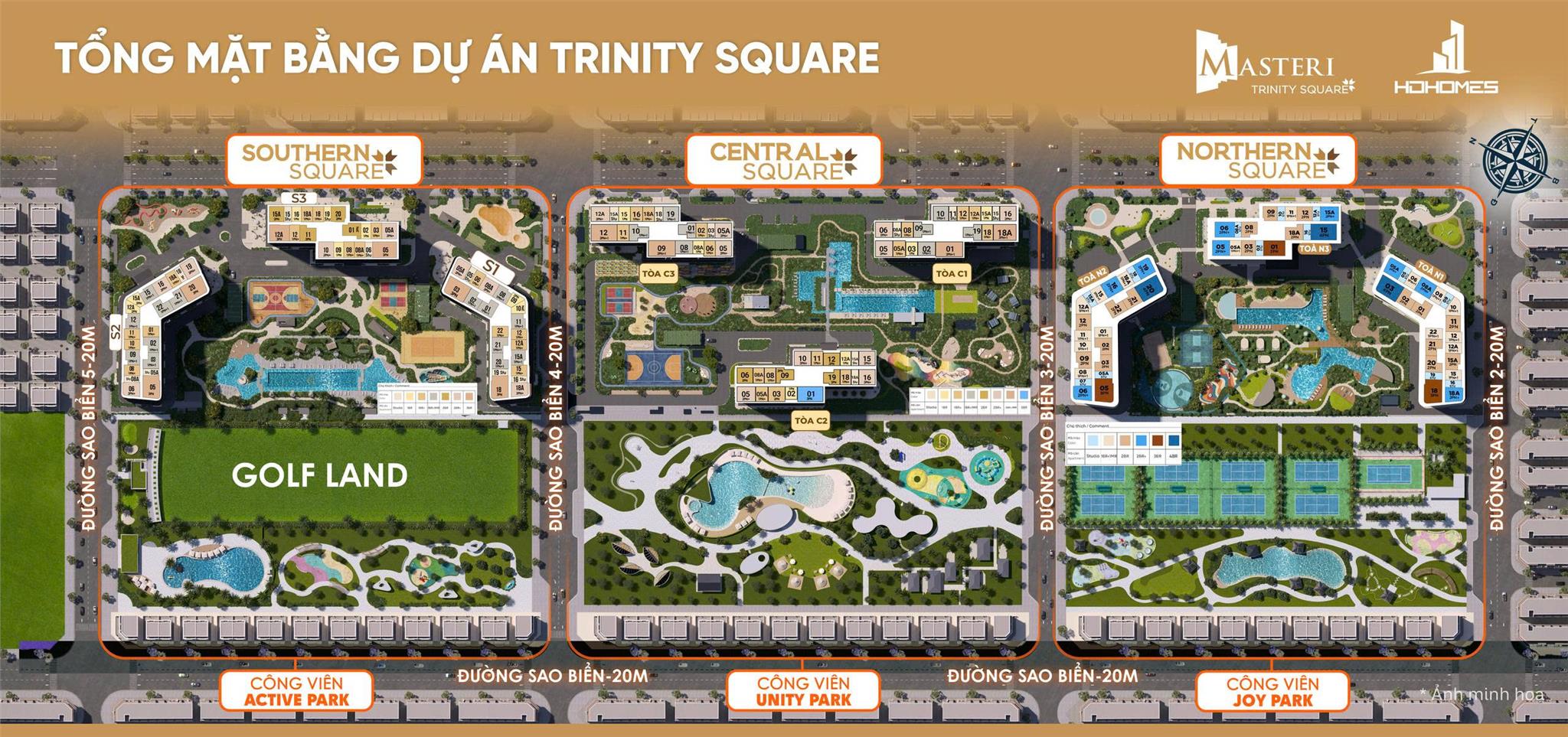 Bán Chung cư Trinity Square - Masteri - Vinhomes Ocean Park2 2