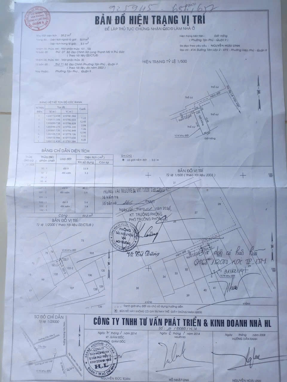 Cần bán Đất đường Lê Văn Việt, Phường Tân Phú, Diện tích 60m²