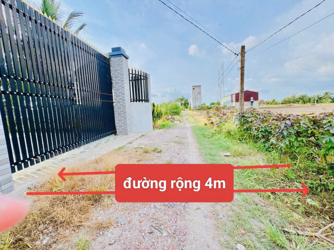 2 nền thổ cư xã Hòa Khánh Đông, Đức Hòa dt 215m2 giá 1 tỷ / nền 2