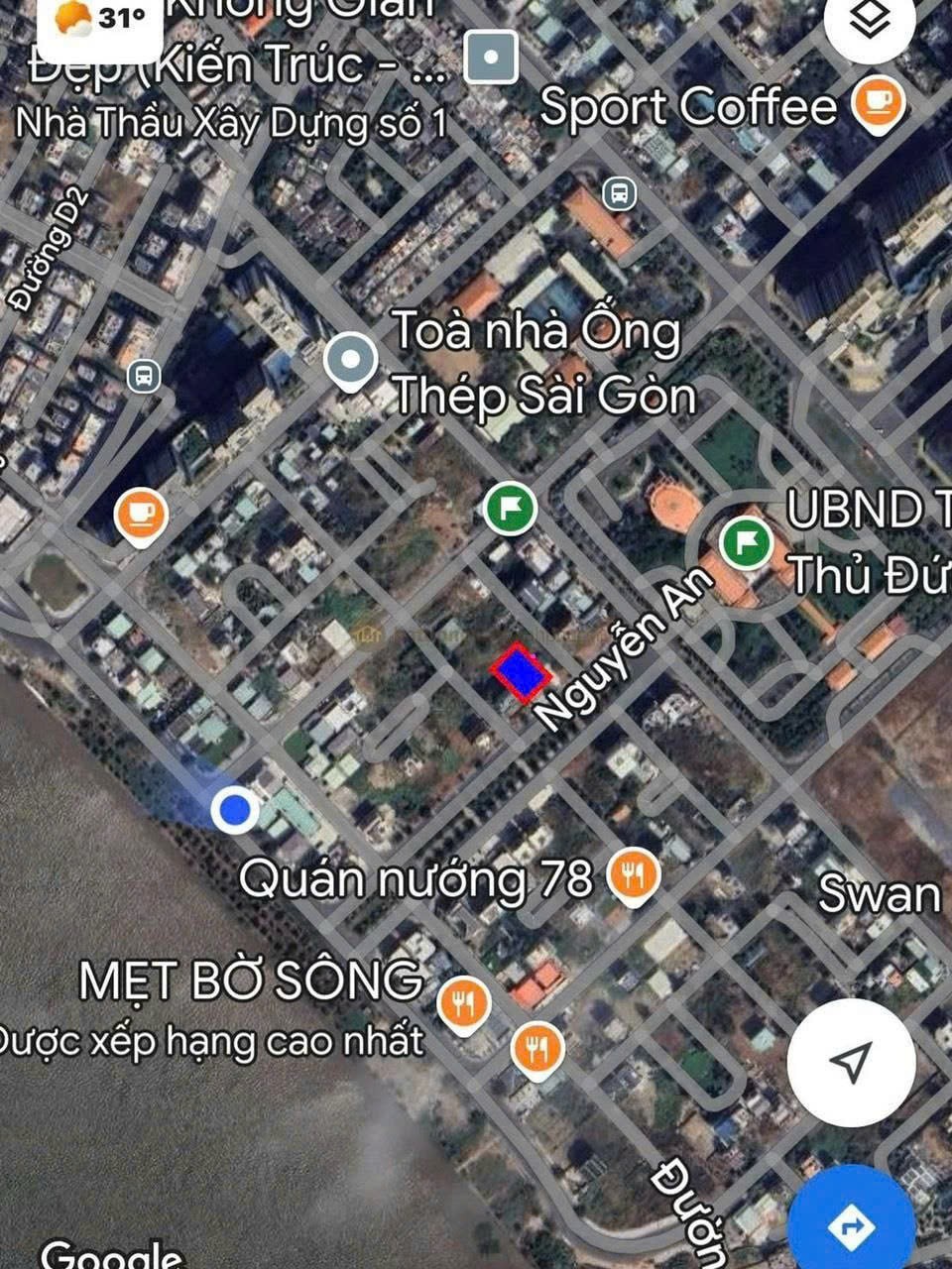 Cần bán Đất Phường Thạnh Mỹ Lợi, Quận 2, Diện tích 160m², Giá 032.8 Tỷ