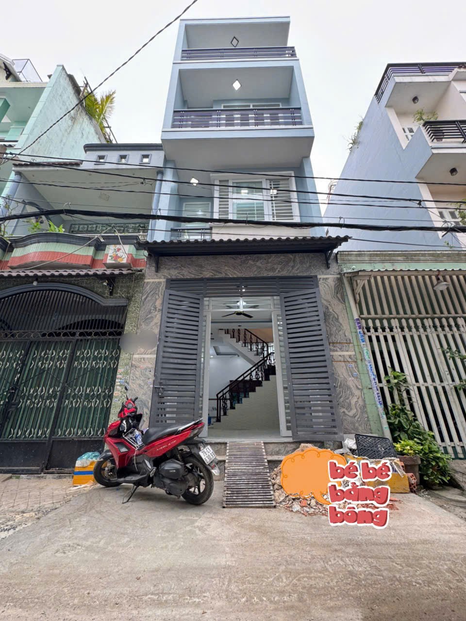 Nhà hẻm đường số 8, Bình Hưng Hòa B, dt 40m2 3 lầu 4pn 3wc giá 4,5 tỷ 3
