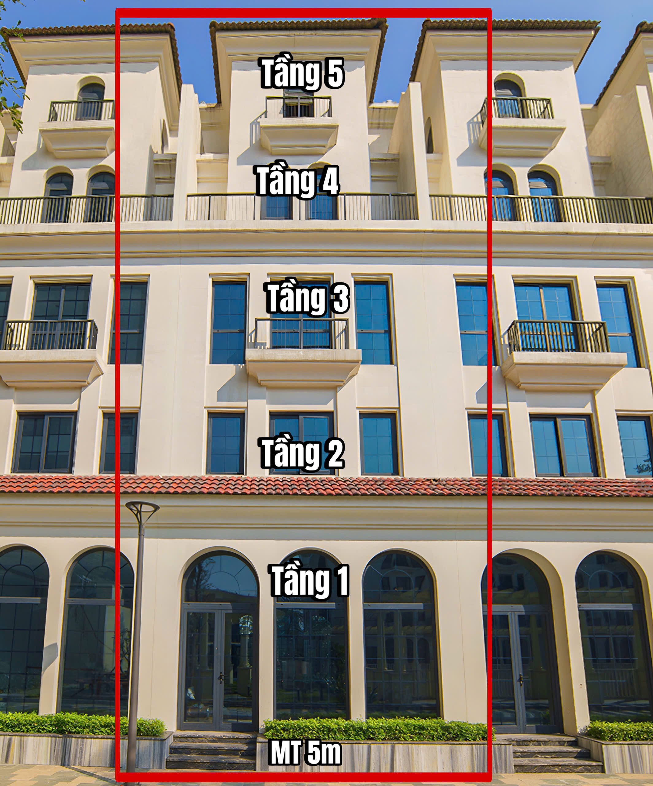 BÁN SHOPHOUSE 5 TẦNG SUNSHINE GOLDEN RIVER TÂY HỒ – 96M2, GIÁ 44 TỶ (CÓ HẦM)