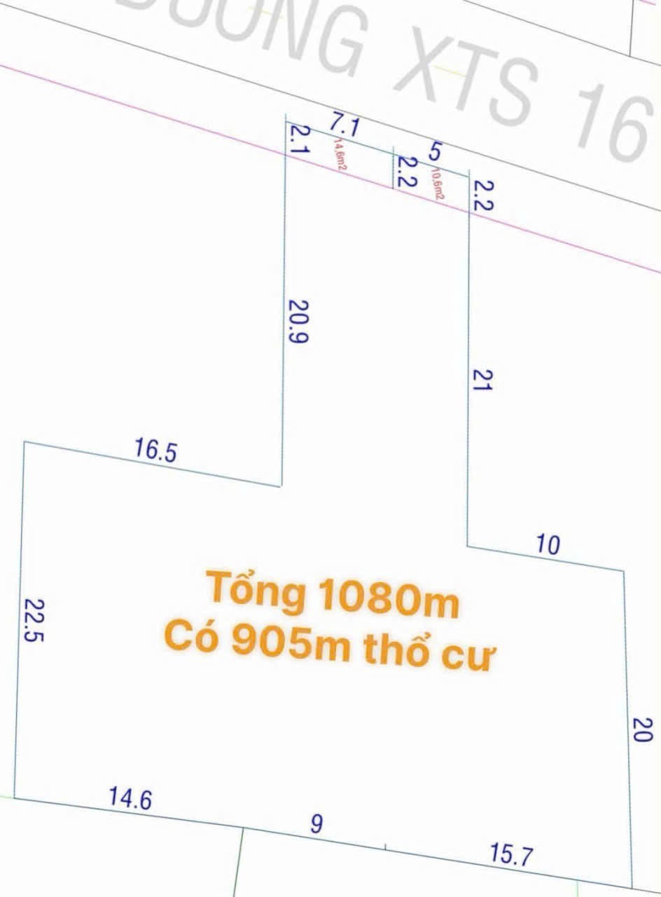 QUỸ ĐẤT VÀNG MT XUÂN THỚI SƠN 16 – HƠN 1.000M² THỔ CƯ GIỮA TRUNG TÂM HÓC MÔN