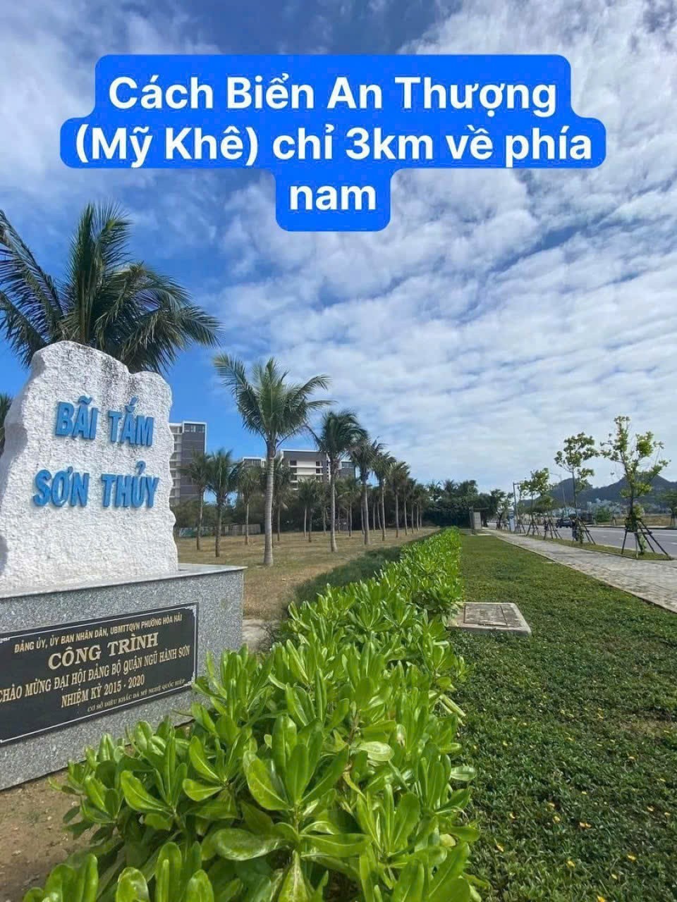 205m2/ 16,2 tỷ, Đất đường Thủy Sơn 6,sát 600 giường,Núi Non Nước,Quận NH Sơn 7