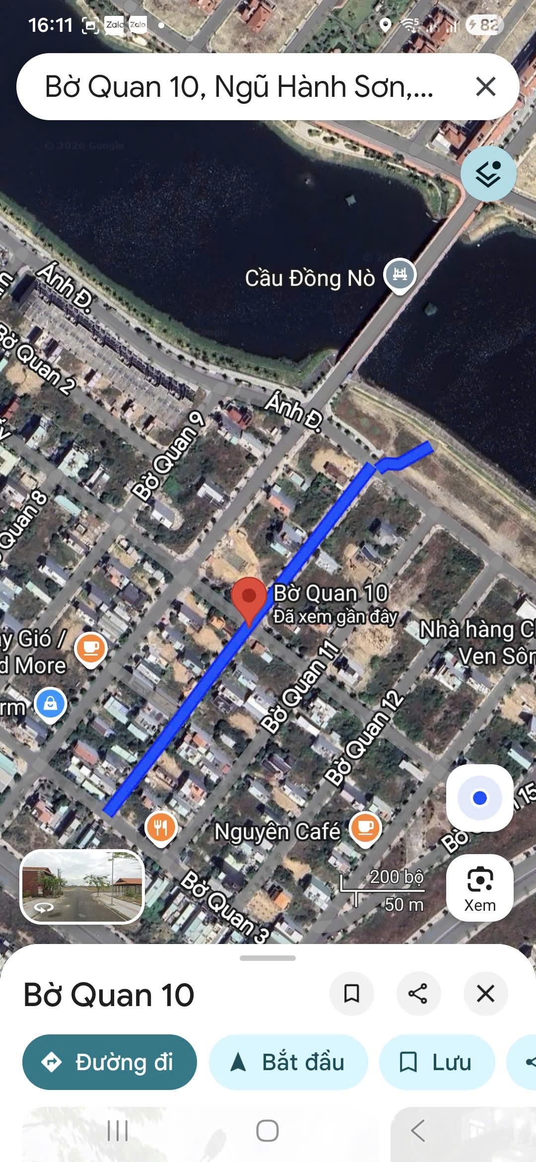 BÁN ĐẤT ĐƯỜNG BỜ QUAN 10, SÁT NGUYỄN PHƯỚC LAN 3