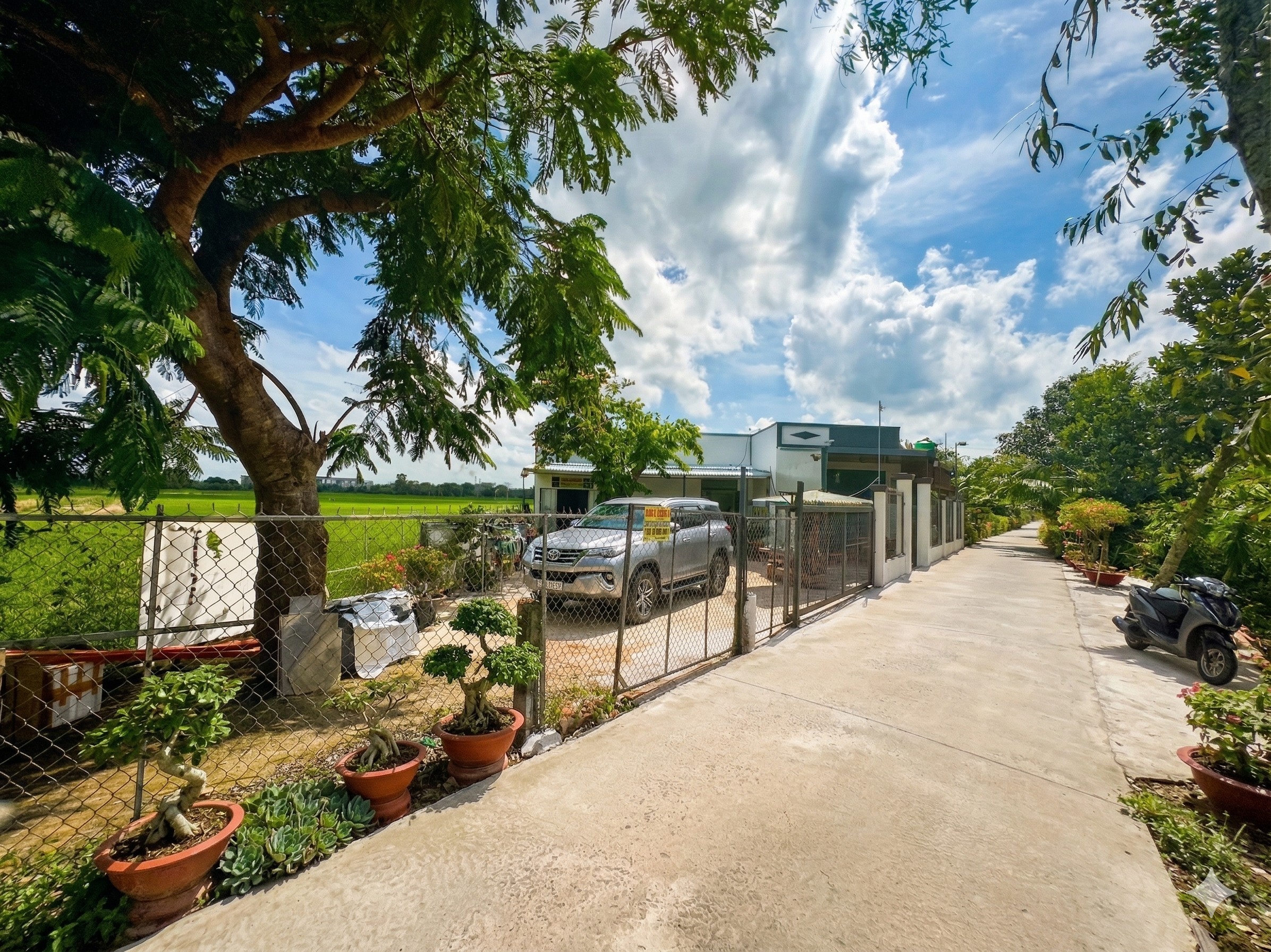 NHÀ MẶT TIỀN VIEW SÔNG HOÀ THÀNH TÂN DƯƠNG - ĐỒNG THÁP, 418m2  4 PHÒNG NGỦ, SỔ HỒNG. LH 0829662282