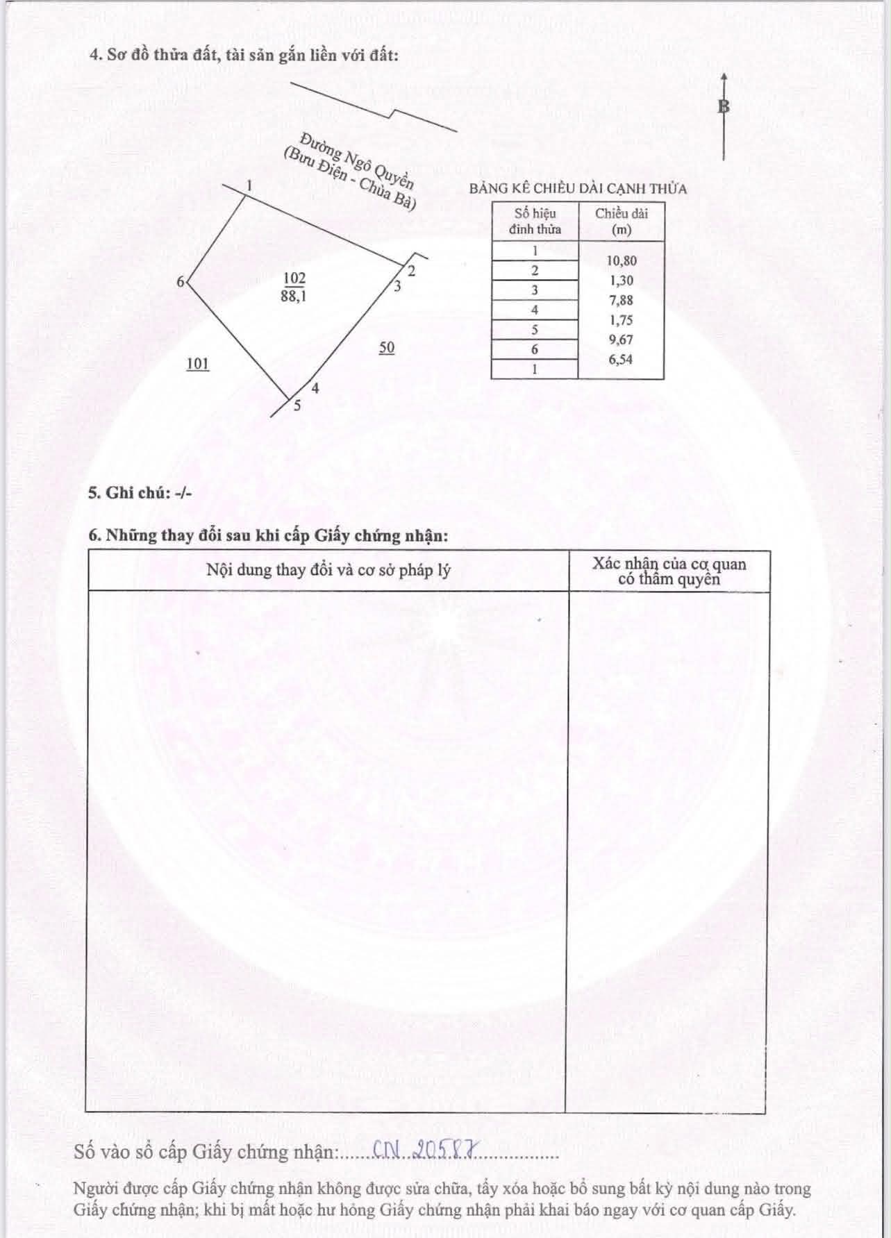 Cần bán Đất đường Võ Văn Kiệt, Thị trấn Phước Hải, Diện tích 88m², Giá 1.1 Tỷ 2