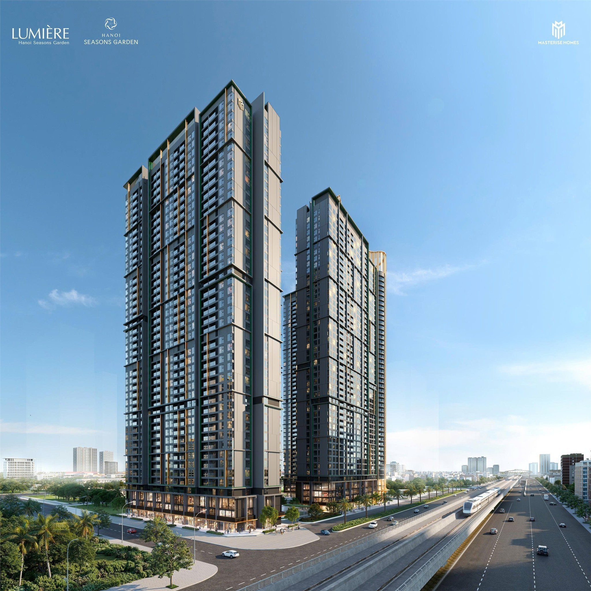 Căn 2PN+1 đa năng 110m2 góc Bắc tòa L1 Hanoi Seasons Garden - view 2 hướng Nguyễn Trãi 3