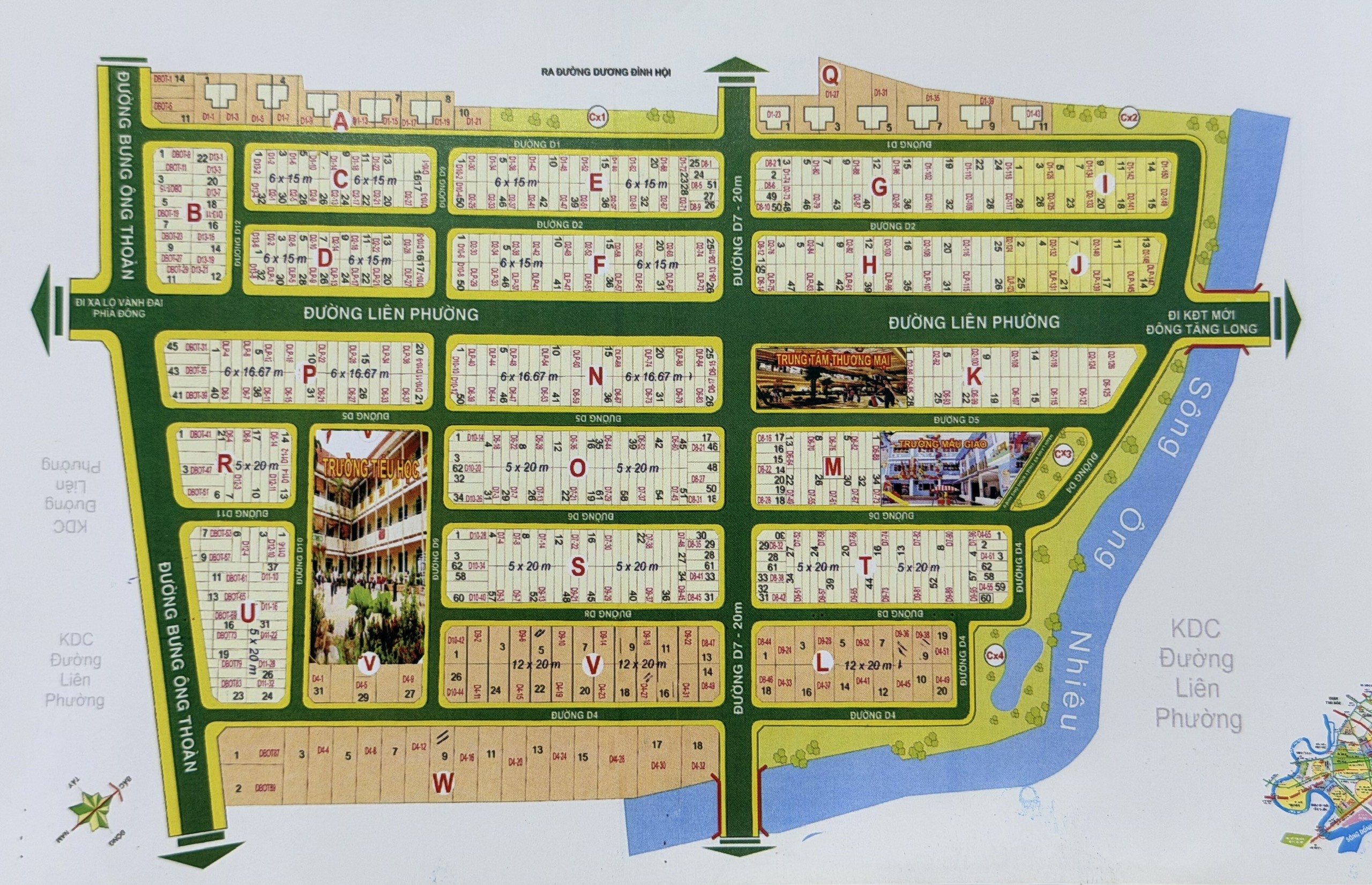 Cần bán đất nền DT 90-100m2 mặt tiền Liên Phường, KDC Sở văn hoá thông tin, Phường Phú hữu, Q9 7