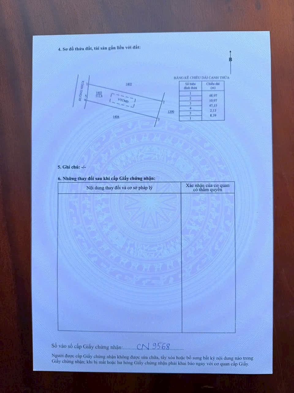 Cần bán Đất đường Nguyễn Huệ, Thị trấn Đất Đỏ, Diện tích 500m², Giá 1.55 Tỷ 2