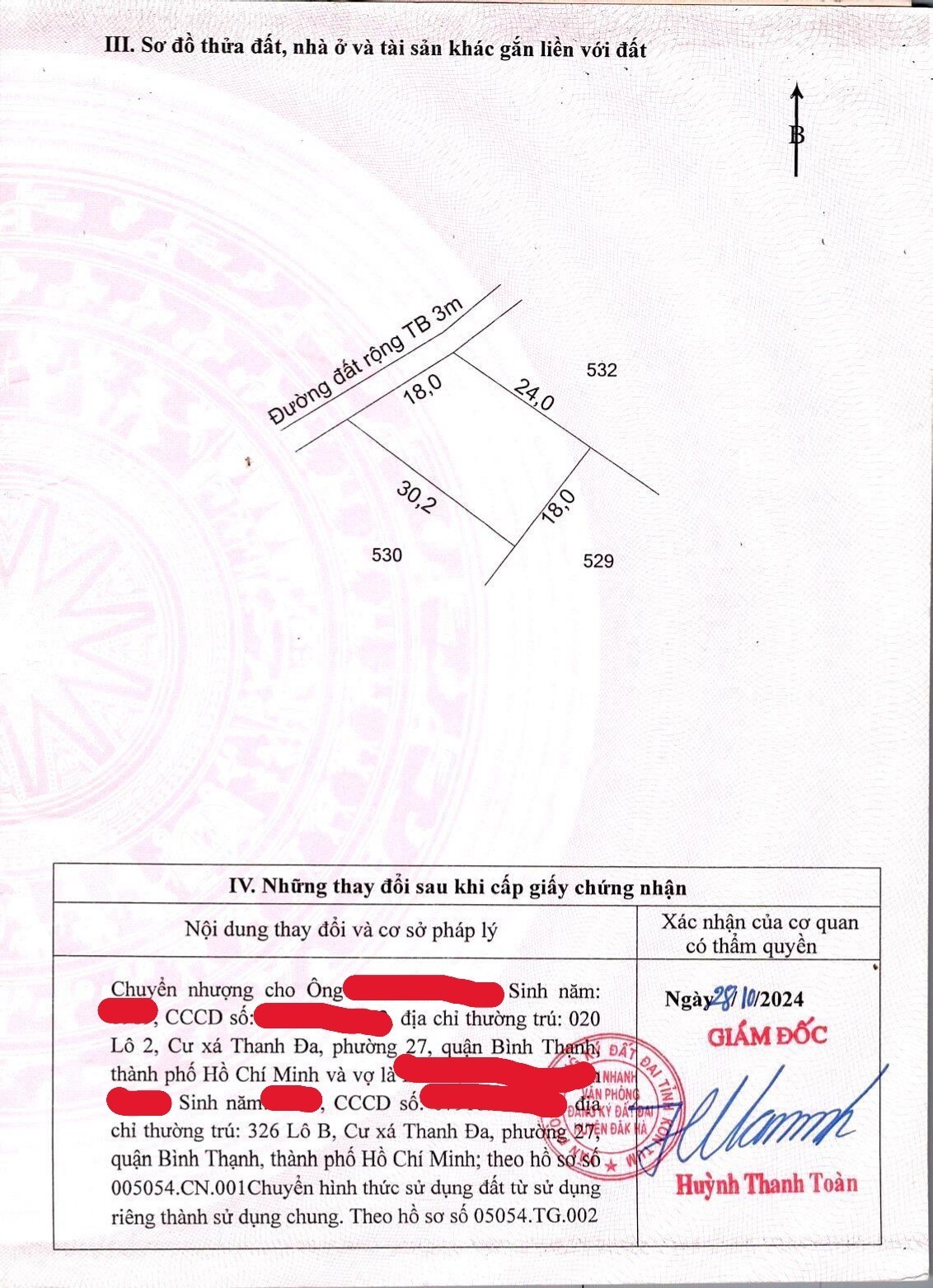Vị trí đất nằm ngay khu dân cư ổn định, đường thông thoáng, cực kỳ thuận tiện để an cư hoặc tích 3