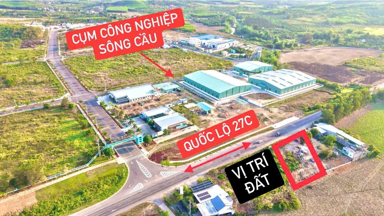 Bán đất Khánh Vĩnh mặt tiền Quốc Lộ 27C đối diện khu công nghiệp Sông Cầu 9