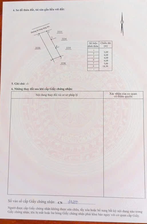 Bán đất Diên An full thổ cư hẻm Xóm Cốm sát bên 23/10 - đường thông 2 đầu ô tô vào tận nơi 6