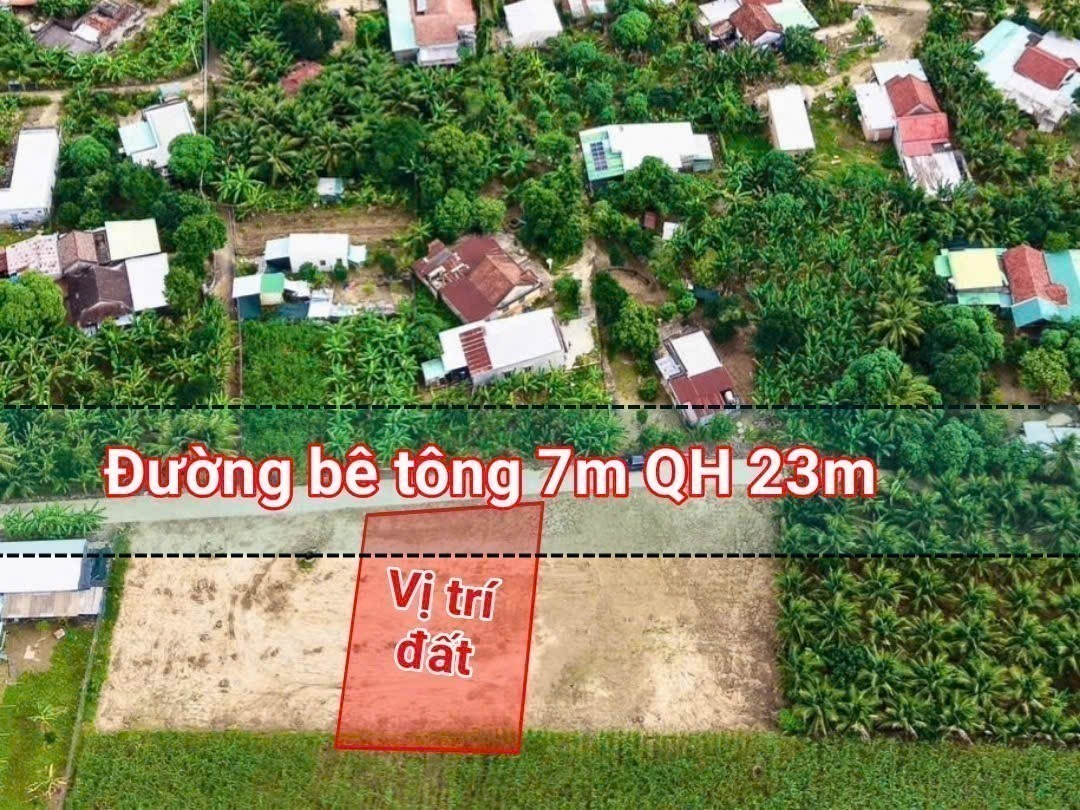 Bán đất Diên Phước giá rẻ mặt đường bê tông thông rộng 7m QH 23m