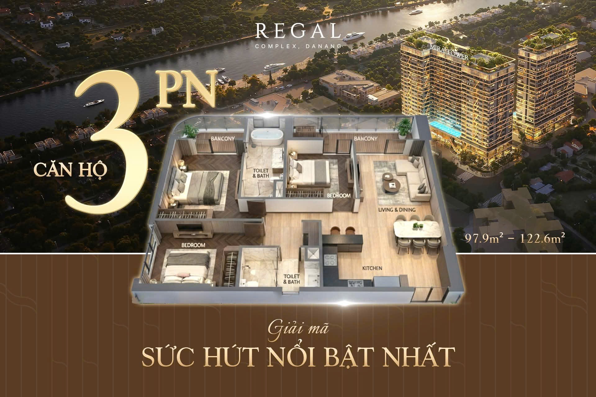 Cơ hội sở hữu căn hội view sông ngắm biển tại Regal Complex Đà Nẵng 5