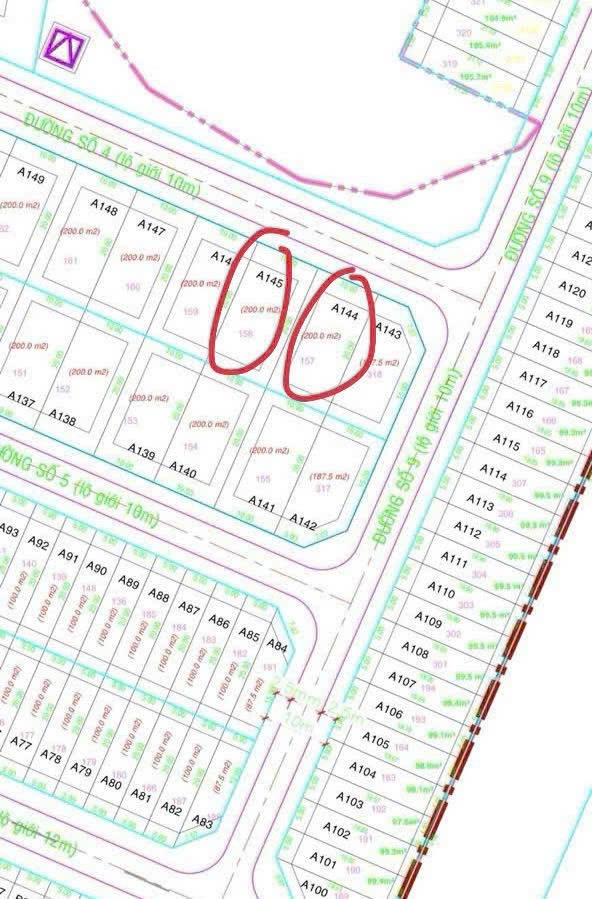 Bán 2 lô đất nền liền kề tại KDC Kim Sơn, Q. 7. DT: 200m2, giá TL