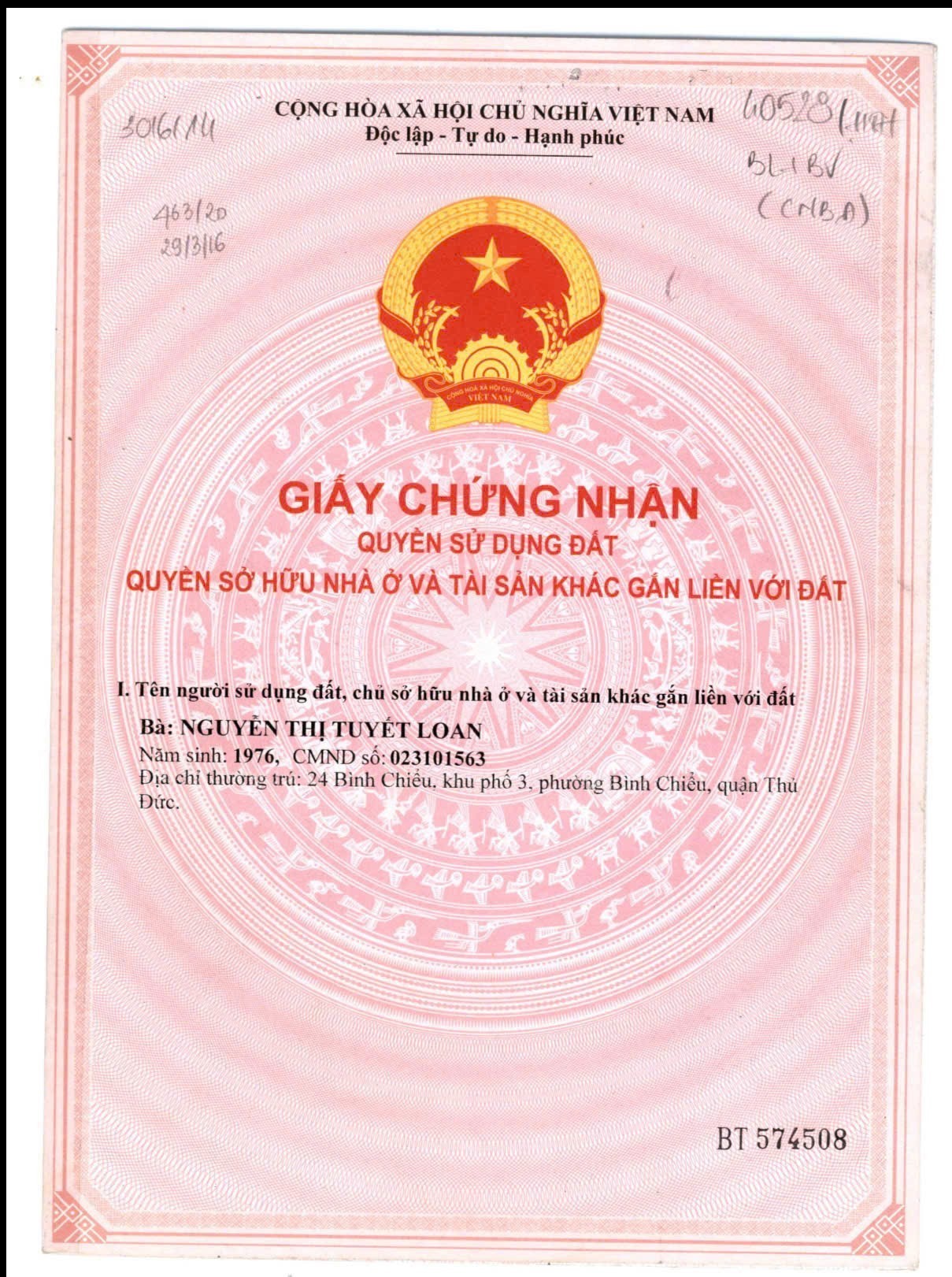 Cần bán Đất Phường Bình Chiểu, Thủ Đức, Diện tích 61m², Giá 4.6 Tỷ 8