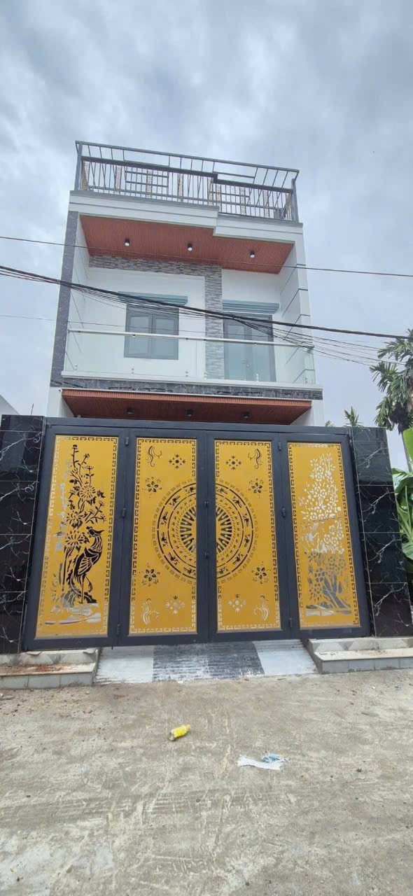 Bán nhà mới xây xã Bình Mỹ , Củ Chi dt 100m2 full thổ 1 lầu 4pn,2wc hướng Tây Bắc giá 3,85 tỷ