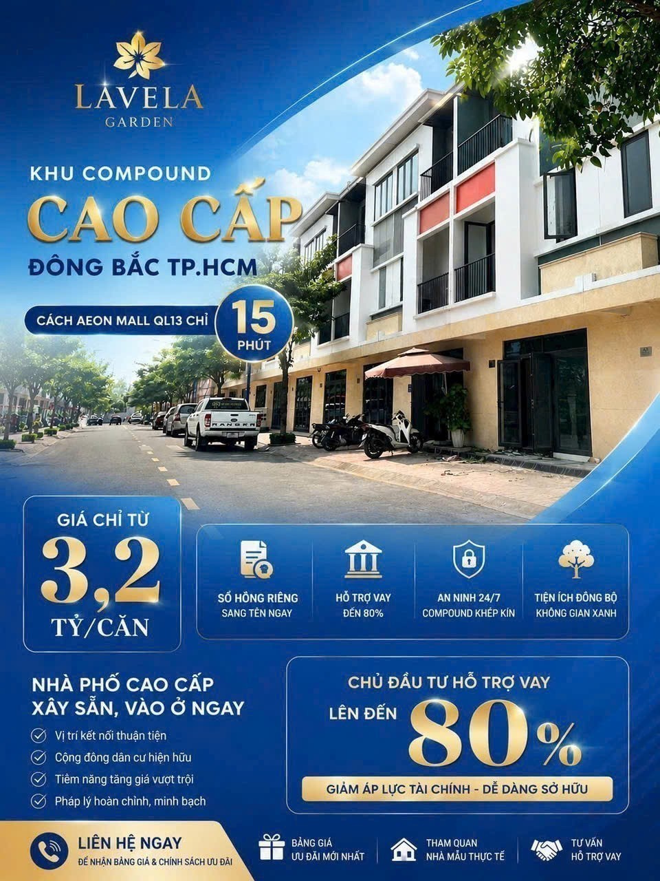 NHÀ PHỐ SỔ SẴN COMPOUND CAO CẤP TP.HCM - 15 phút tới AEON MALL: 3,2 TỶ. Vũ 0933910039 4