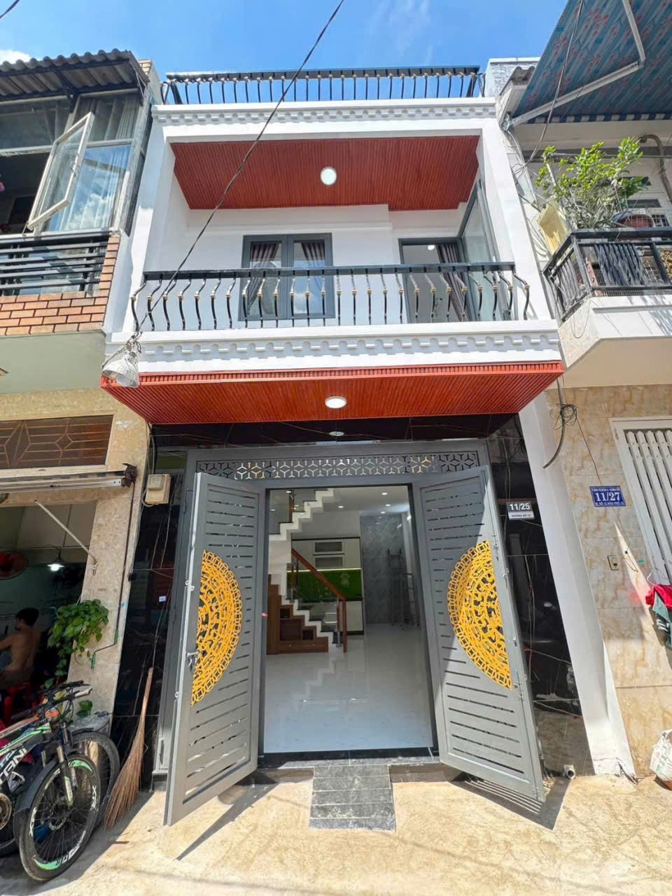 Bán nhà mới xây hẻm đường số 1C , Bình Hưng Hòa A dt 32m2 , 1 lầu 2pn,2wc giá 3,95 tỷ
