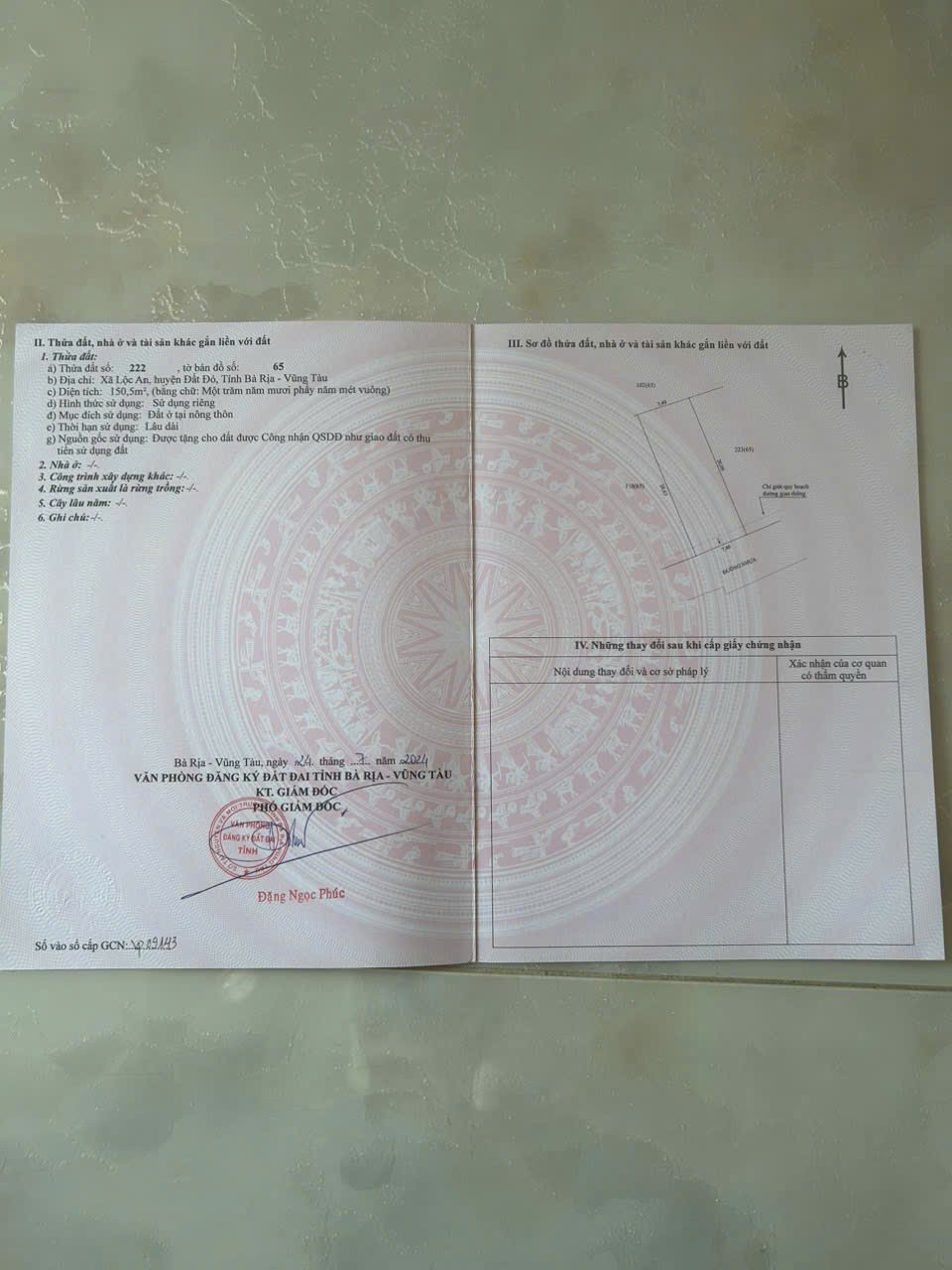 CHỦ KẸT NGÂN HÀNG GỬI BÁN NHANH LÔ ĐẤT BIỂN LỘC AN GIÁ CHỈ 1TỶ320 Bớt Lộc