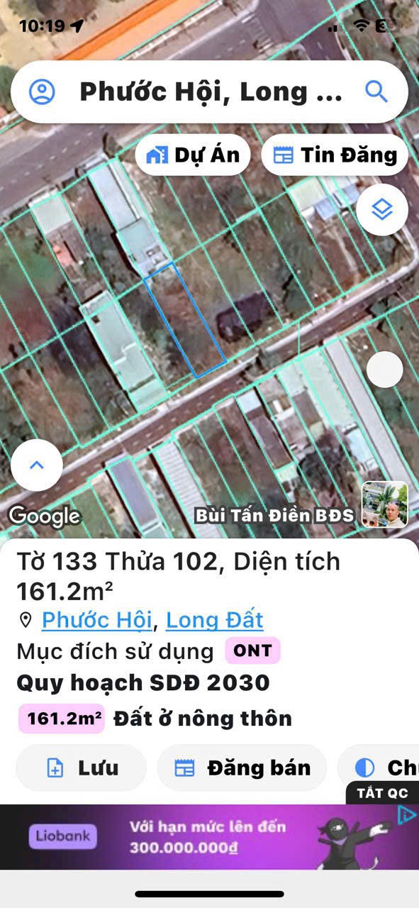 Cần bán Đất Xã Phước Hội, Đất Đỏ, Diện tích 161m², Giá 1.5 Tỷ 3