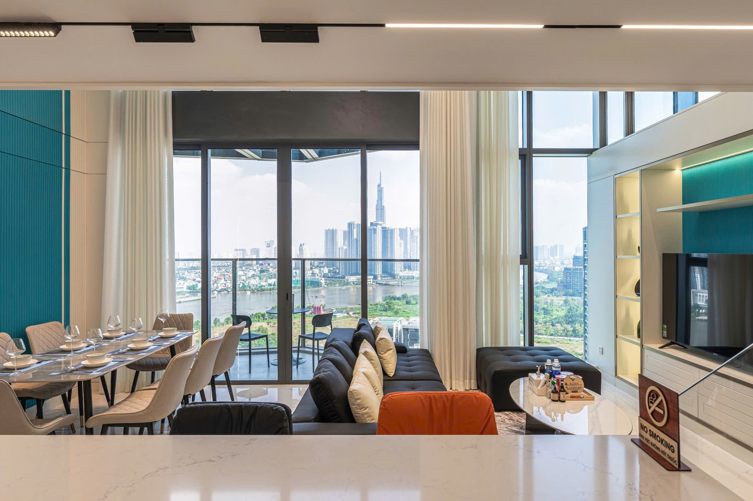 Cho thuê Căn hộ chung cư Phường Thủ Thiêm, Quận 2, Diện tích 100m², Giá Thương lượng 3