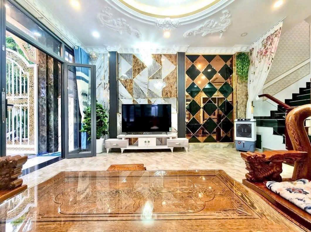 NHÀ HẺM XE HƠI SIÊU THỊ, 4 TẦNG, ĐẺ LẠI NỘI THẬT, 7.2 TỶ 2