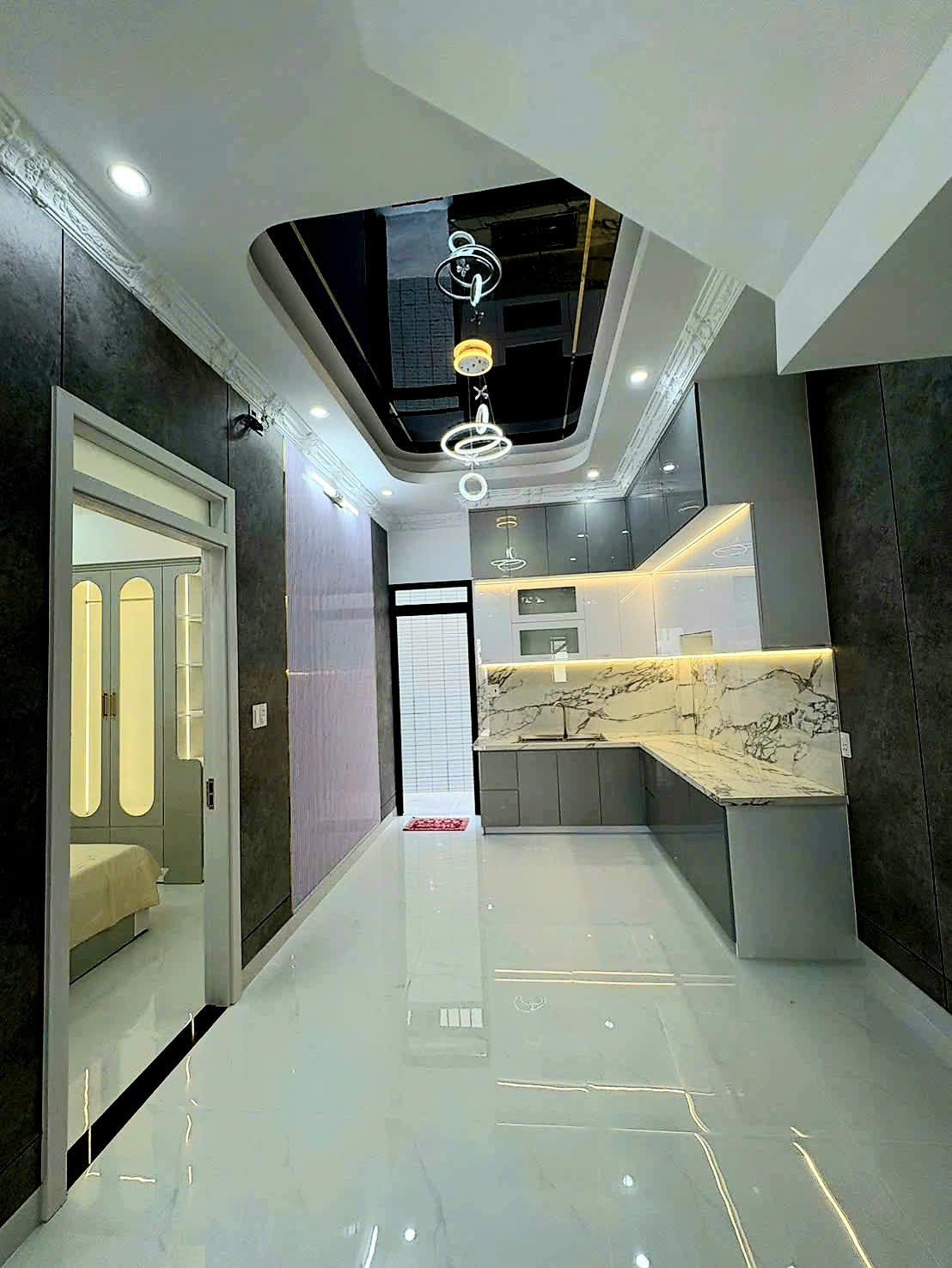 NHÀ HẺM XE HƠI CẠNH BỆNH VIỆN NHÀ BÈ, NGANG 6.4M, 4 TẦNG, HƠN 11 TỶ 3
