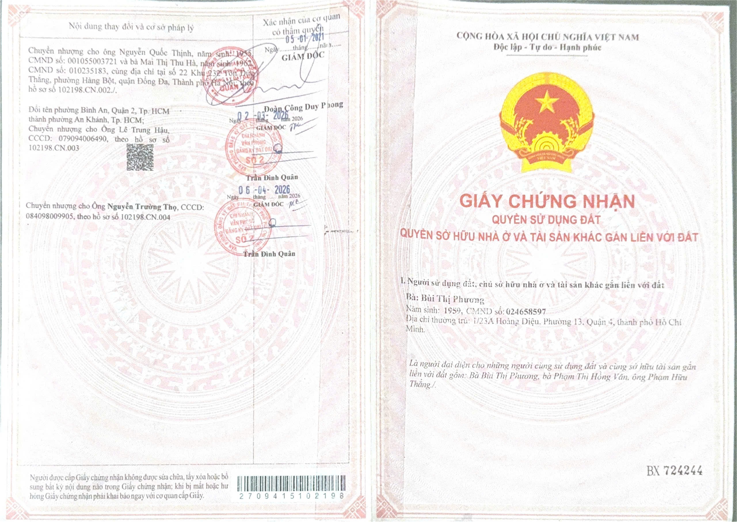 Cần bán Nhà mặt tiền Quận 2, Hồ Chí Minh, Diện tích 87m², Giá Thương lượng 5
