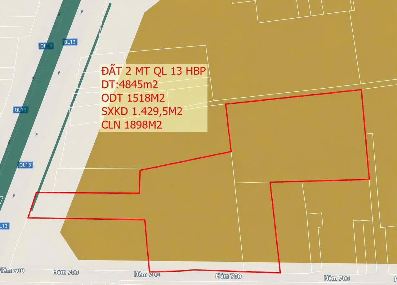Cần bán Đất Thủ Đức, Hồ Chí Minh, Diện tích 4845m², Giá 230 Tỷ 2