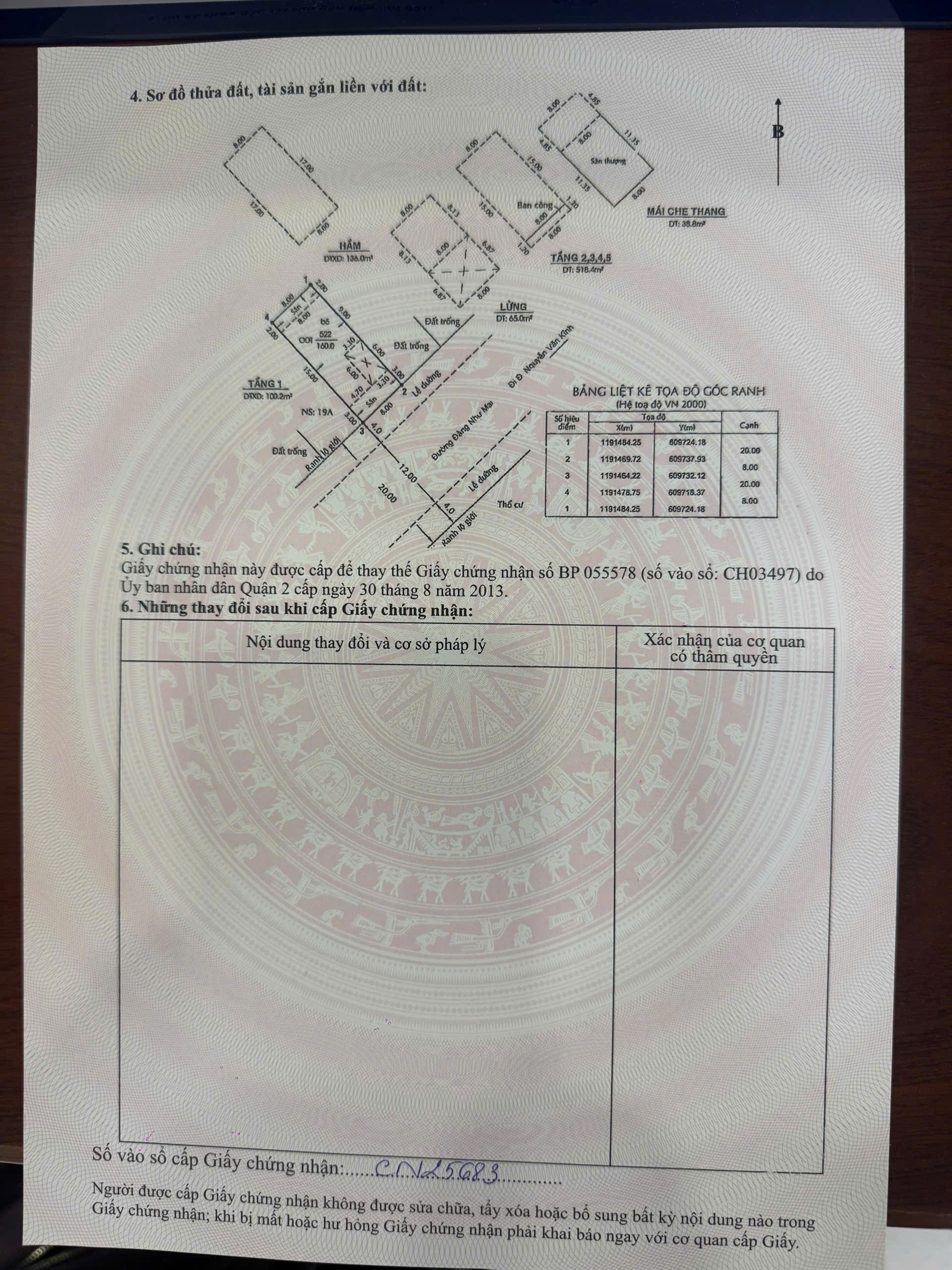 Cần bán Văn phòng Quận 2, Hồ Chí Minh, Diện tích 160m², Giá 85 Tỷ 6