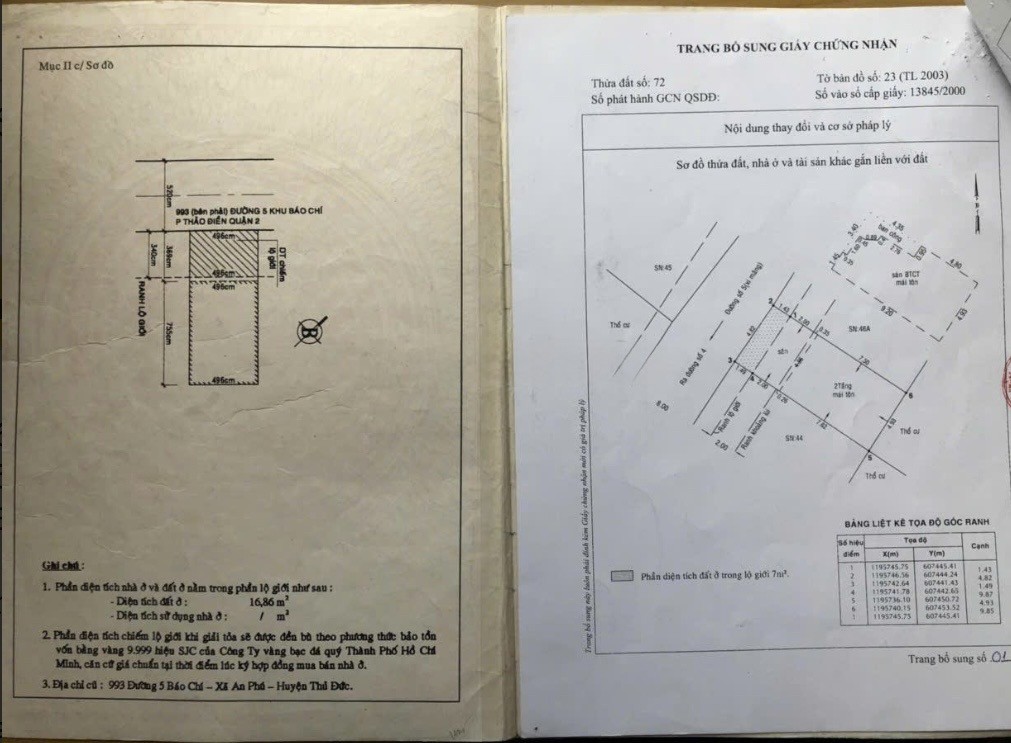 Cần bán Nhà mặt tiền Phường Thảo Điền, Quận 2, Diện tích 55m², Giá 17 Tỷ 2