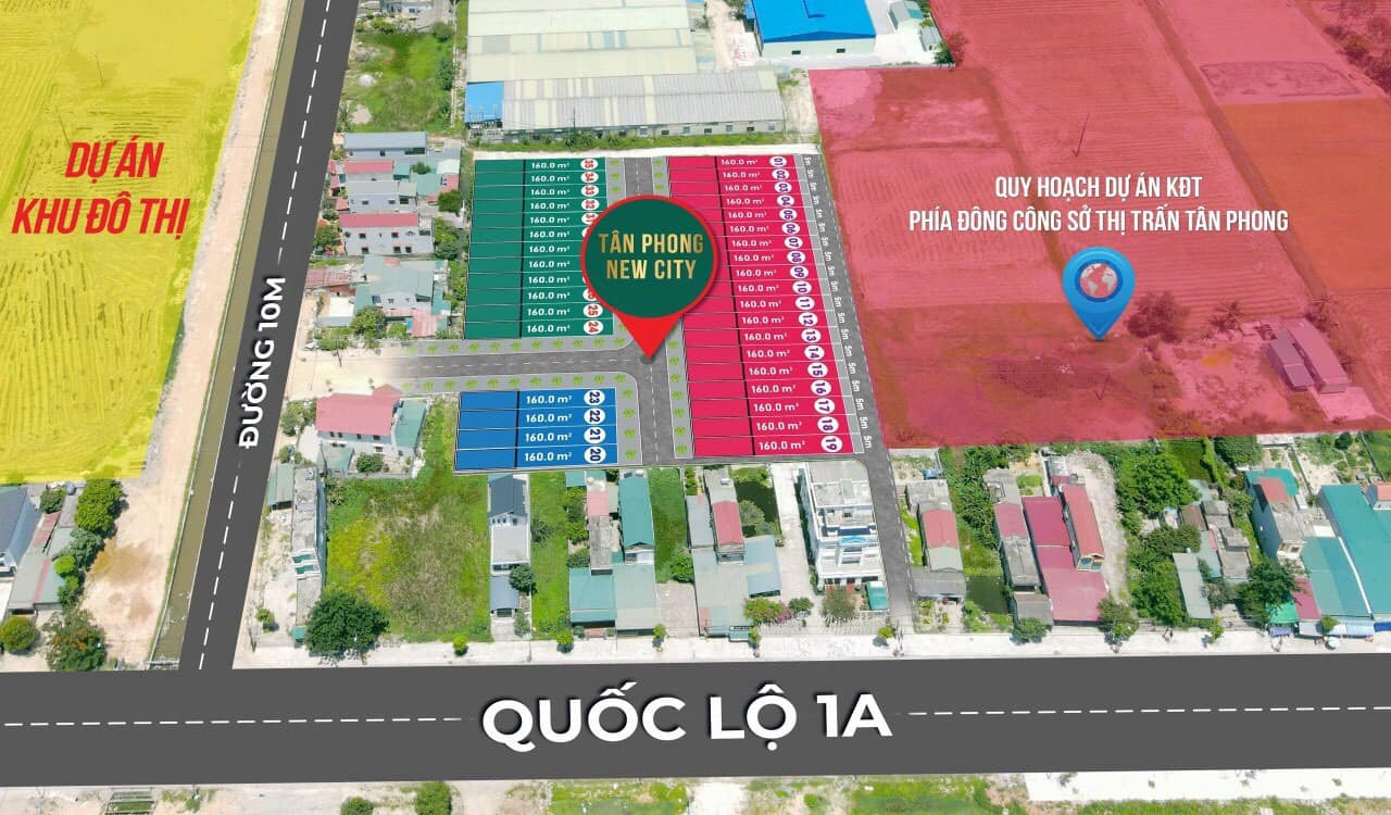 Cần bán Đất đường Quốc lộ 1A, Xã Quảng Phong, Diện tích 160m², Giá Thương lượng