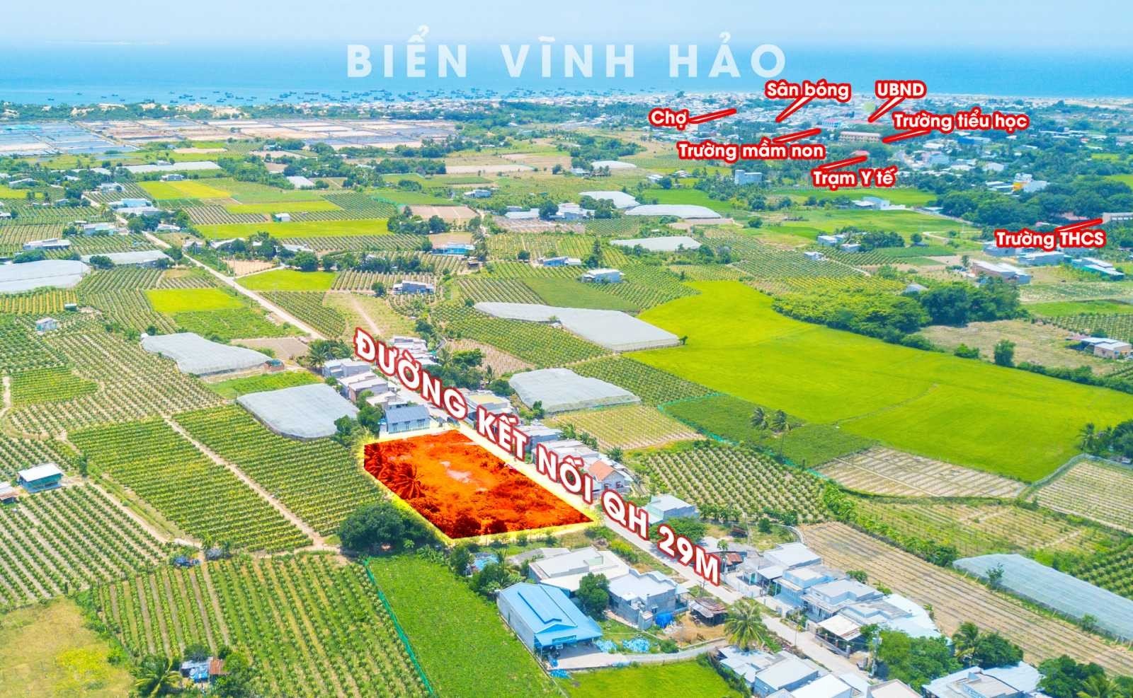 Cần bán Đất biển Bình Thuận, Xã Phước Thể, Diện tích 119m², Giá 750 Triệu full thổ cư, đường mở rộng 29m 2
