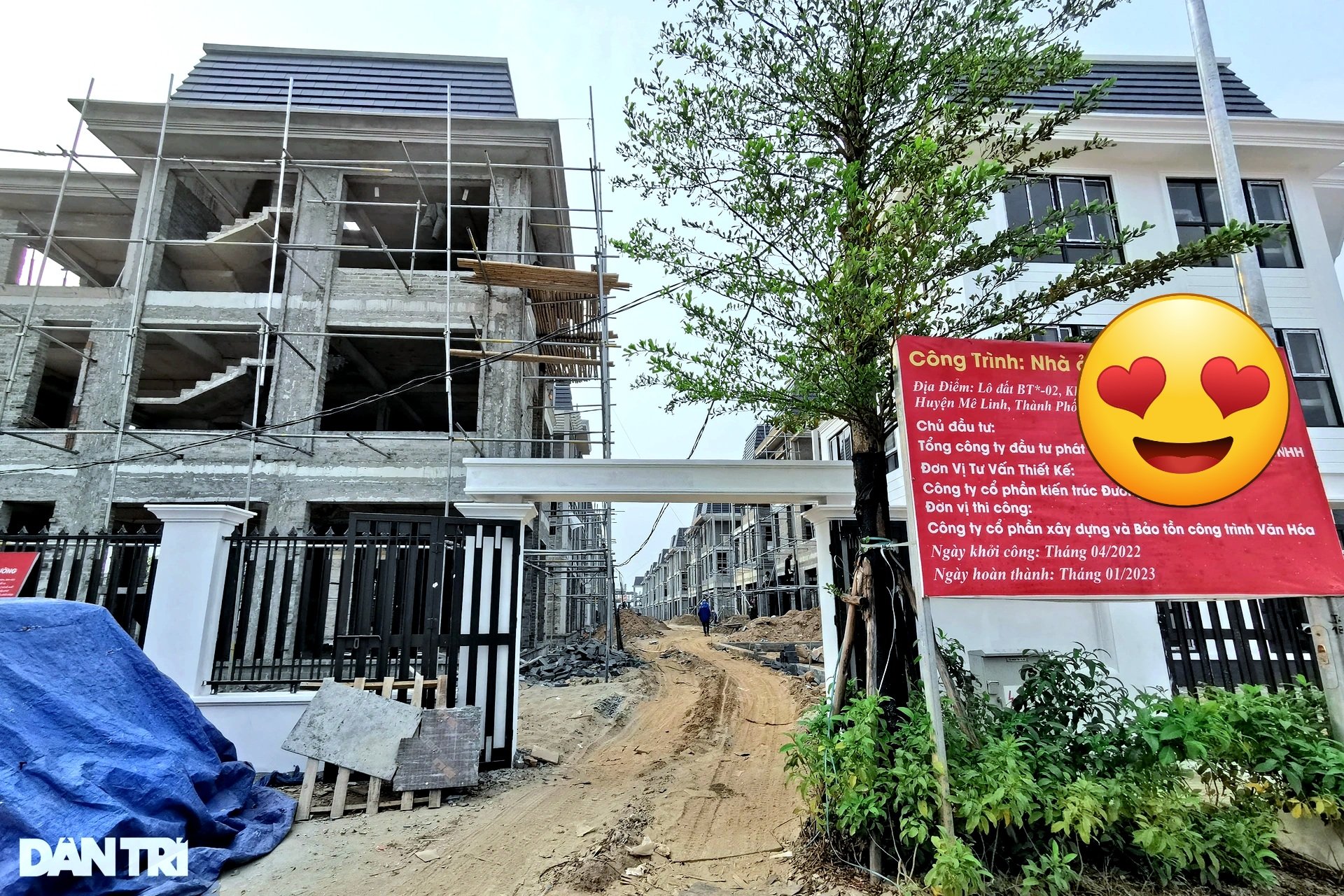 Chính chủ bán biệt thự trung tâm khu dô thị mới Mê Linh giá cả xây dựng chỉ 32tr/m2 4